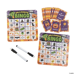 Ghoul Gang Dry Erase Halloween Bingo