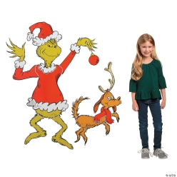 The Grinch Giant Jointed Cutouts-2Pk