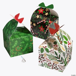 Christmas 3D Greenery Gift Box - 12Pk