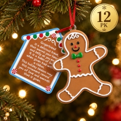 Legend of the Gingerbread Ornament -12 Pack