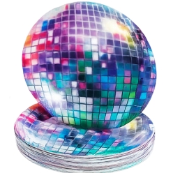 Cowgirl Disco Glam Dessert Plates 12 PK