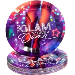Cowgirl Disco Glam Dinner Plates 12 PK