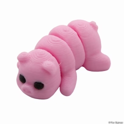 3D-Printed Plastic Segmented Pigs Fidget Toys-12Pk