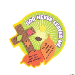 God Never Leaves Me Magnet Craft Kit 12 Pk