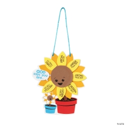 God Says You Are Sunflower Craft Kit - 12Pk