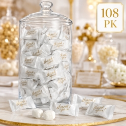 Gold Thank You Buttermints - 108pcs