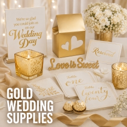 Gold Wedding Supplies