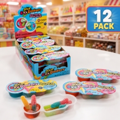 Sour Goo Dunkers Gummy Worms - 12 PACKS