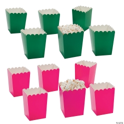 Good Witch or Bad Witch Green & Pink Popcorn Boxes 24Pcs
