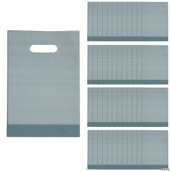 Slate Blue Plastic Goody Bags - 50Pk