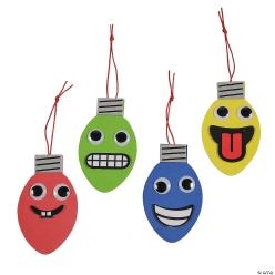 Goofy Christmas Light Ornament Craft-24 Pack