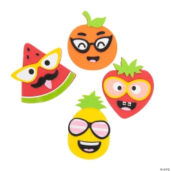 Goofy Summer Fruit Magnet Craft Kit - 12Pk