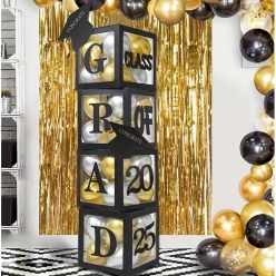 55% OFF: Grad & Class of 2025 Balloon Boxes with Balloons