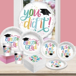 60% OFF: Grad Girl Party Pack for 20 Guests