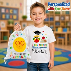Elementary Grad Personalized Backpack & TShirt Set