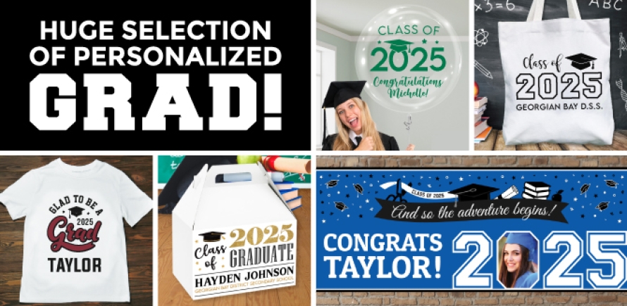 Personalized Graduation Supplies