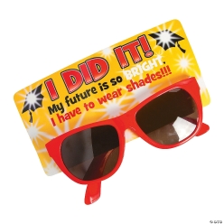 I Did It Graduation Sunglasses with Card for 12