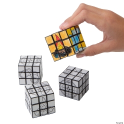 Great North VBS Colour Your Own Puzzle Cubes-12Pk