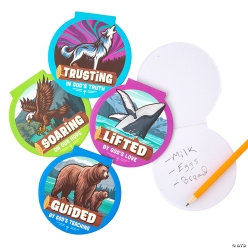 Great North VBS Round Notepads - 24Pk