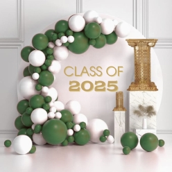 *40% OFF: 76pc Green and White Balloon Arch Kit