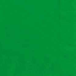Green Beverage Napkins 20 Pack