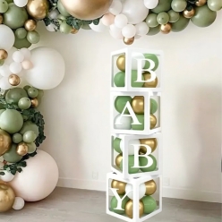 50% OFF: Greenery Baby Shower Balloon Box Kit w/ Balloons