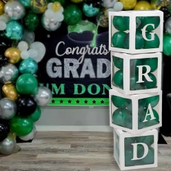 Grad Green Balloon Boxes Kit