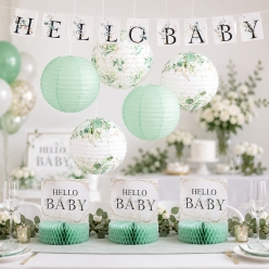 Eucalyptus Baby Shower Room Decor Kit
