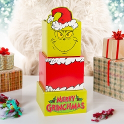 Grinch Stackable Gift Box Set - 3 PK