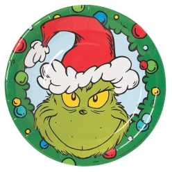 The Grinch Christmas Dinner Plates - 8Pk
