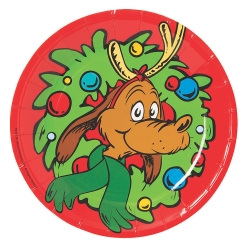 The Grinch Max Paper Dessert Plates - 8Pk
