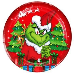 Grinch Premium Dinner Plates - 10 PK