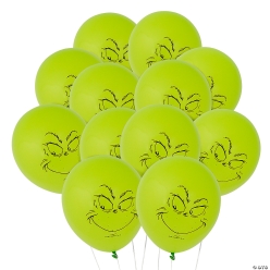 Dr. Seuss The Grinch Latex Balloons 12PK