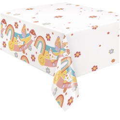 Groovy Roller Skate Printed Plastic Table Cover