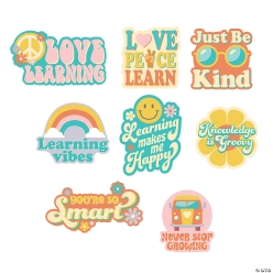 Groovy Inspirational Jumbo Groovy Sayings Cardstock Cutouts 8PK