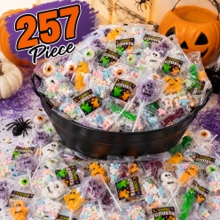Halloween Candy Assortment - 257 Pcs