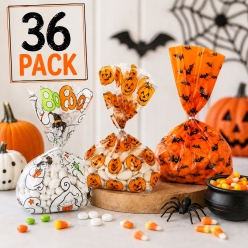 Spooky Big Cello Treat Bags - 36 PK