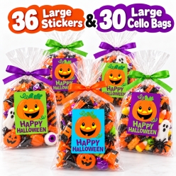 Halloween Favour Stickers with 11.5