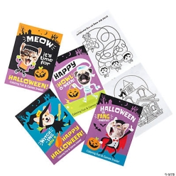 Halloween Colouring Books BIG - 72Pk