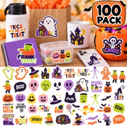 Halloween Large Vinyl Decals - BIG 100