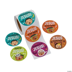 Halloween Little Believers Sticker Roll - 100Pk