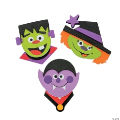 Halloween Magnet Craft Kit - 12 Pk