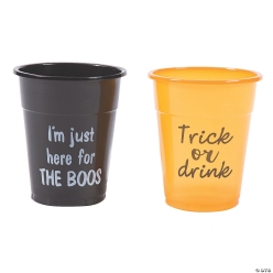 BULK Halloween Party Plastic Cups - 150PK
