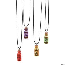 Wizard Glass Potion Necklaces - 12pk