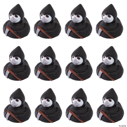 Halloween Reaper Rubber Ducks in Block Cloak-12Pk
