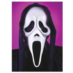 *Scream Ghost Mask With Shroud