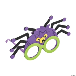 Halloween Spider Glasses Craft Kit-12Pk