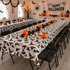 Halloween Witch Hats 102 FT Table Cover Roll