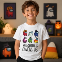 Halloween is Among Us Character T-shirt- Choose Size