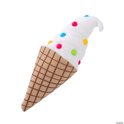 Make Your Own Ice Cream Cone Air Dry Clay Craft Kit-12Pk